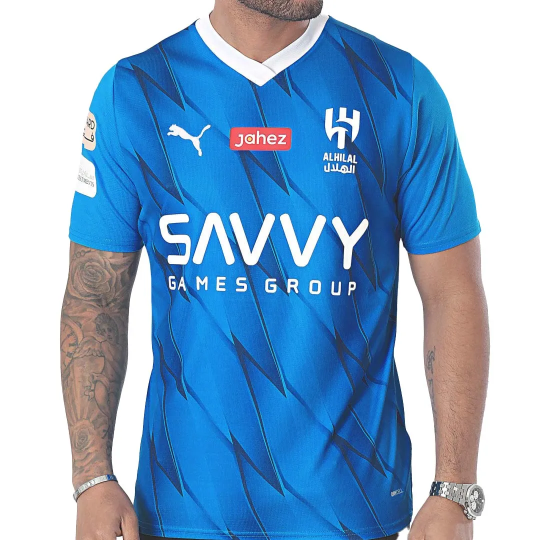 Puma - Maillot domicile réplique Al Hilal SFC 23/24 pour homme (776967 01)
