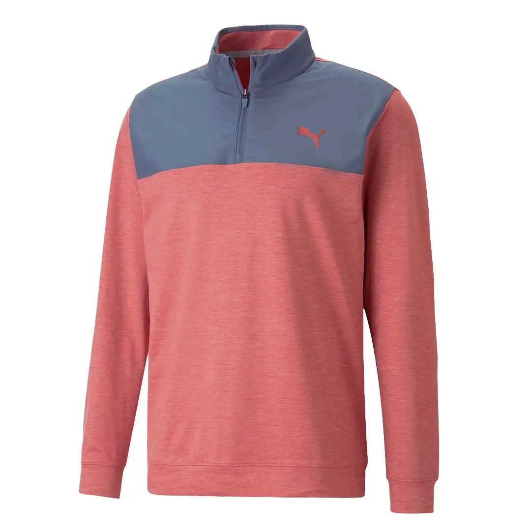 Puma - Pull 1/4 zip à motifs colorés Cloudspun pour homme (537463 07)