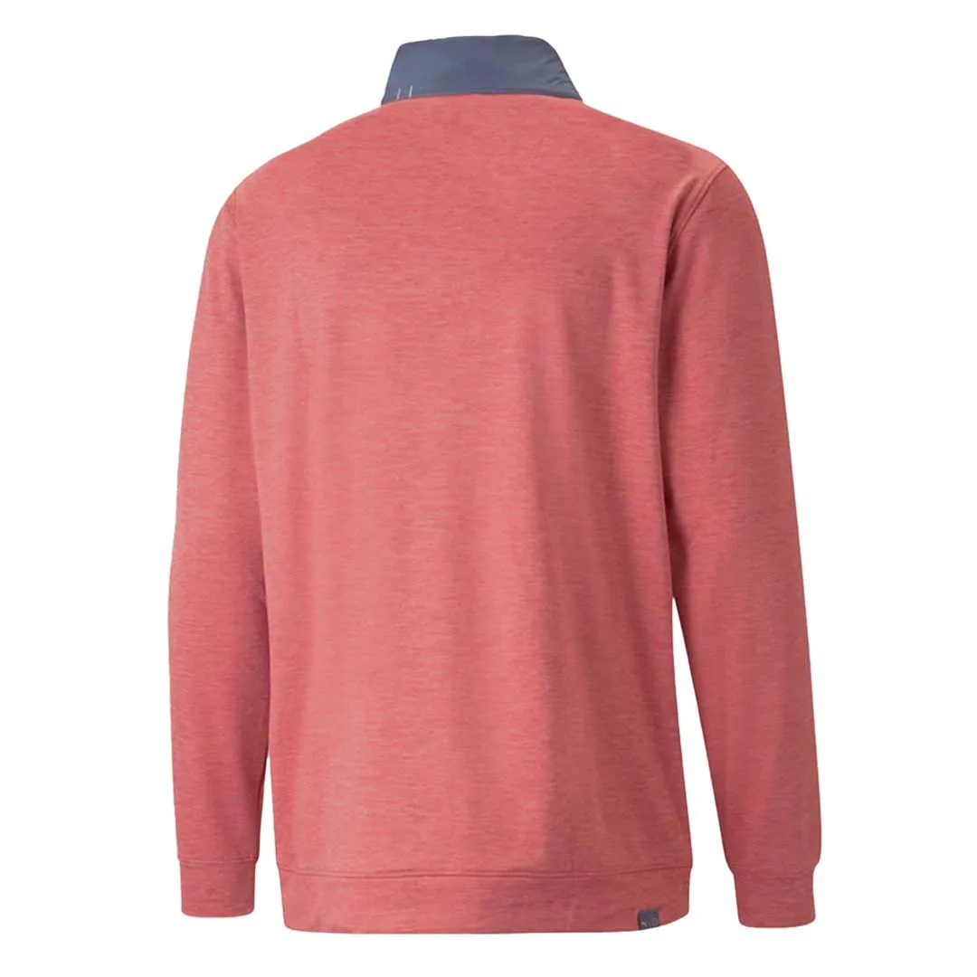 Puma - Pull 1/4 zip à motifs colorés Cloudspun pour homme (537463 07)