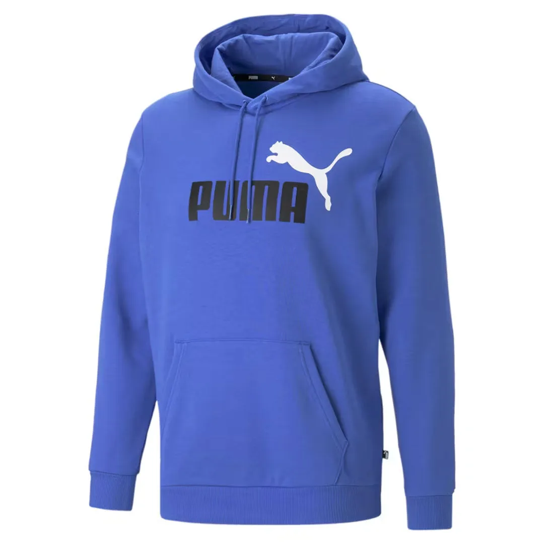 Puma - Sweat à capuche Essentials pour homme avec grand logo bicolore (586765 92)