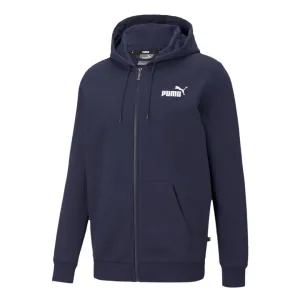 Puma - Sweat à capuche zip complet petit logo Essentials pour homme (586702 06)