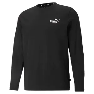 Puma - T-shirt à manches longues Essentials avec petit logo (586672 01)