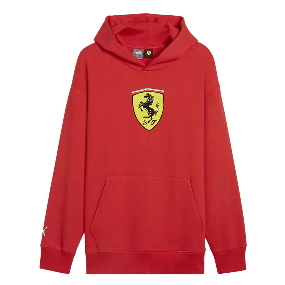 Puma - Sweat à capuche Big Shield de course Scuderia Ferrari pour homme (627054 02)