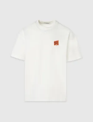 T-SHIRT MANCHES COURTES AVEC LOGO TATREEZ QASUN