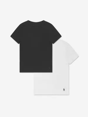Ralph Lauren Pack de 2 T-shirts pour Garçons en Blanc