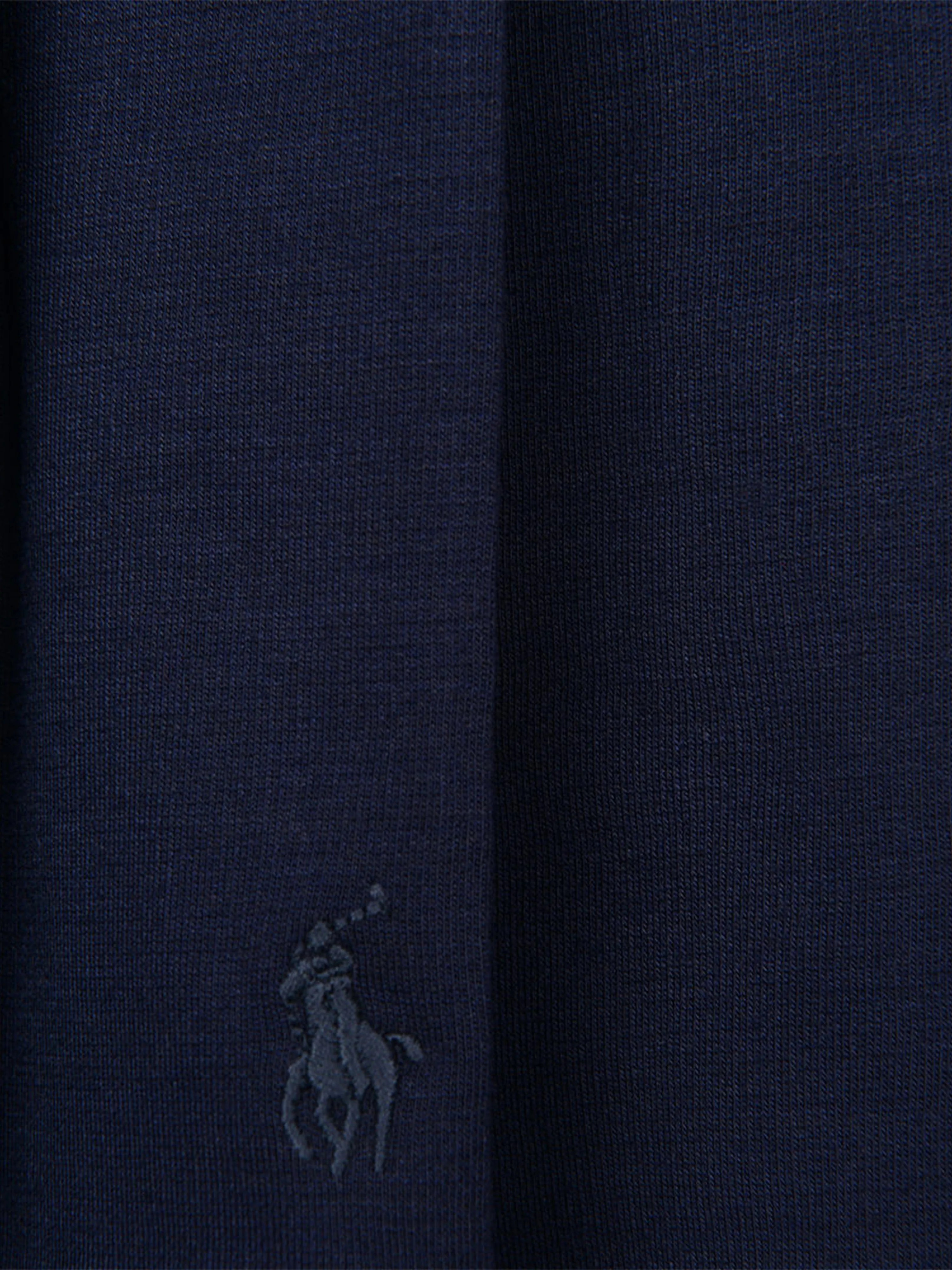 Ralph Lauren Jupe plissée en ponte marine pour filles