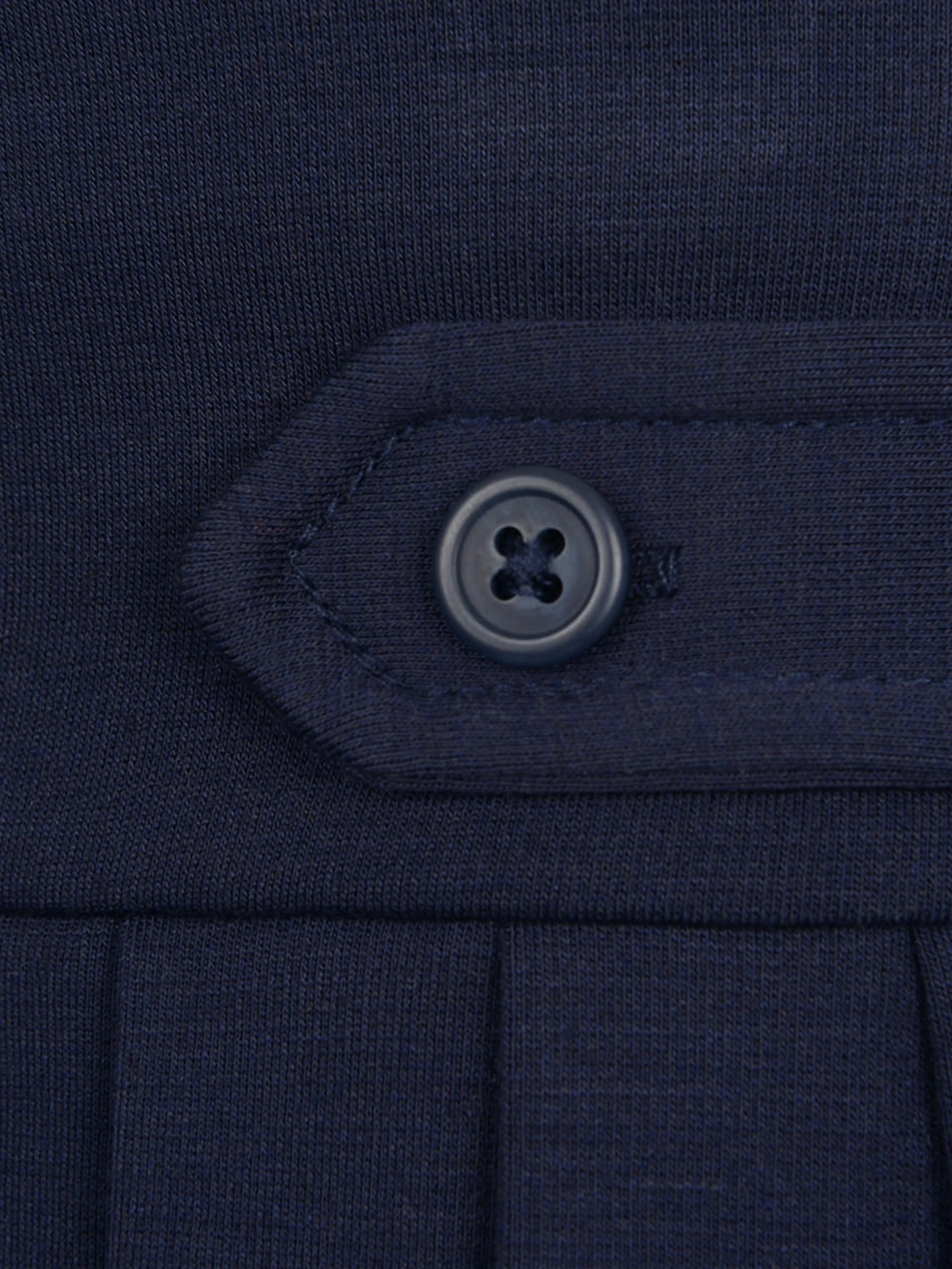 Ralph Lauren Jupe plissée en ponte marine pour filles