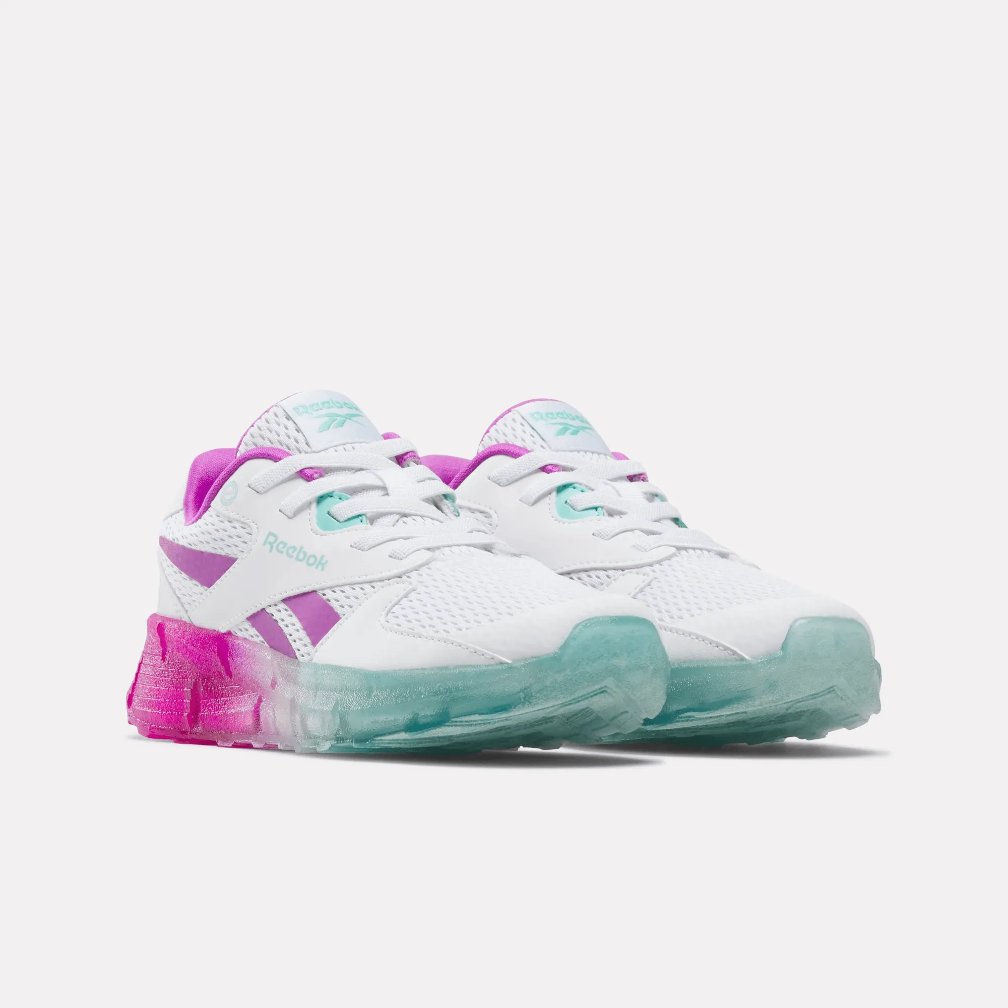 Chaussures de course Reebok Zig 'n Glow 2 à lacets élastiques - Enfants
