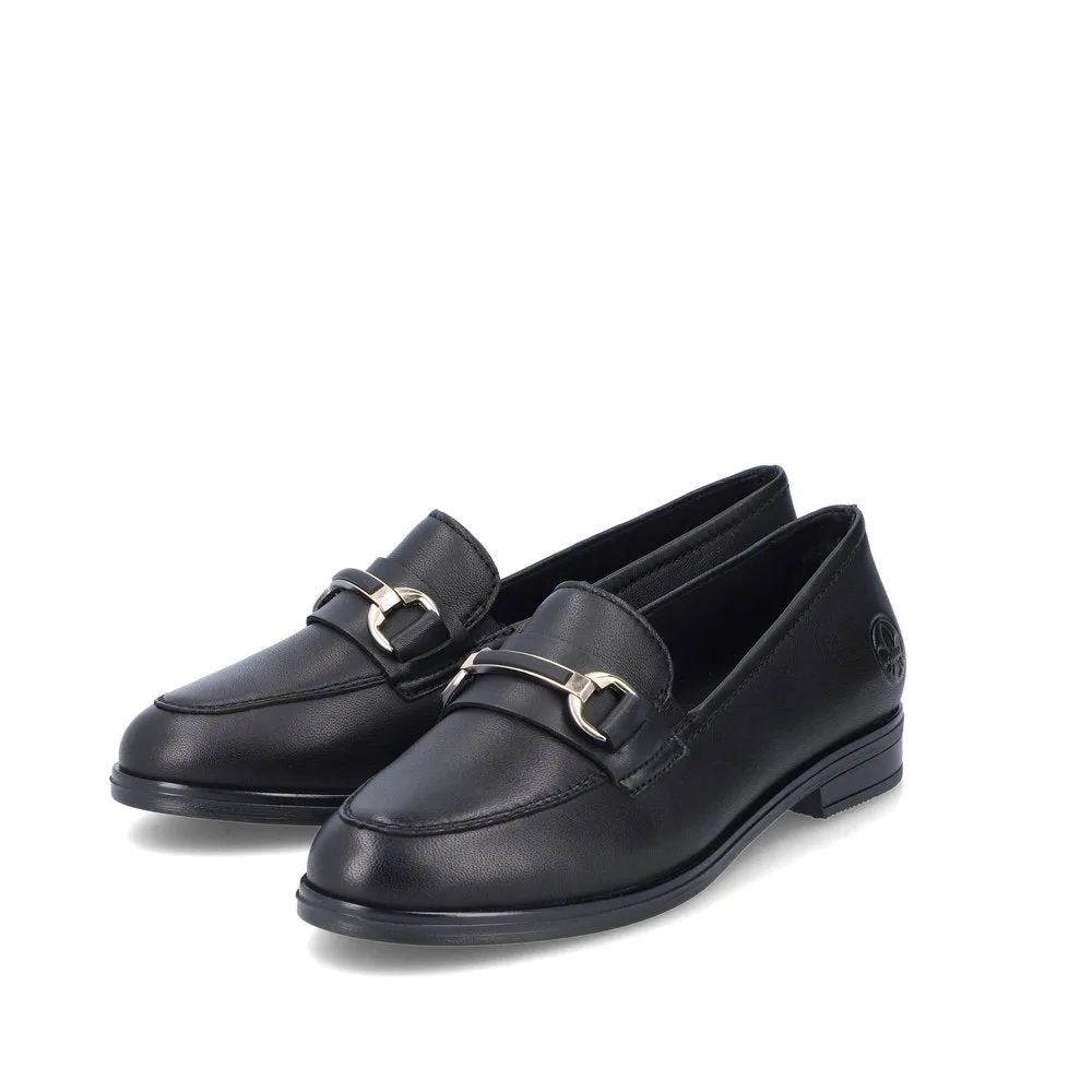 Rieker Chaussures 46262-01 Noir à Enfiler
