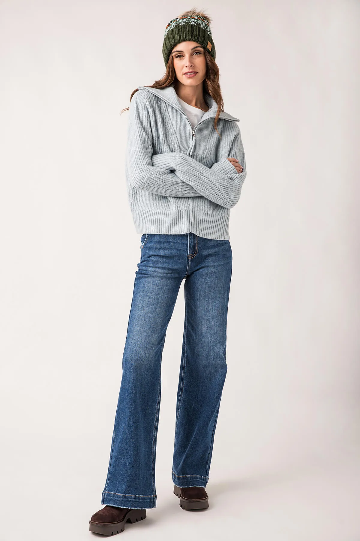 Jeans larges à jambe évasée Risen Trouser