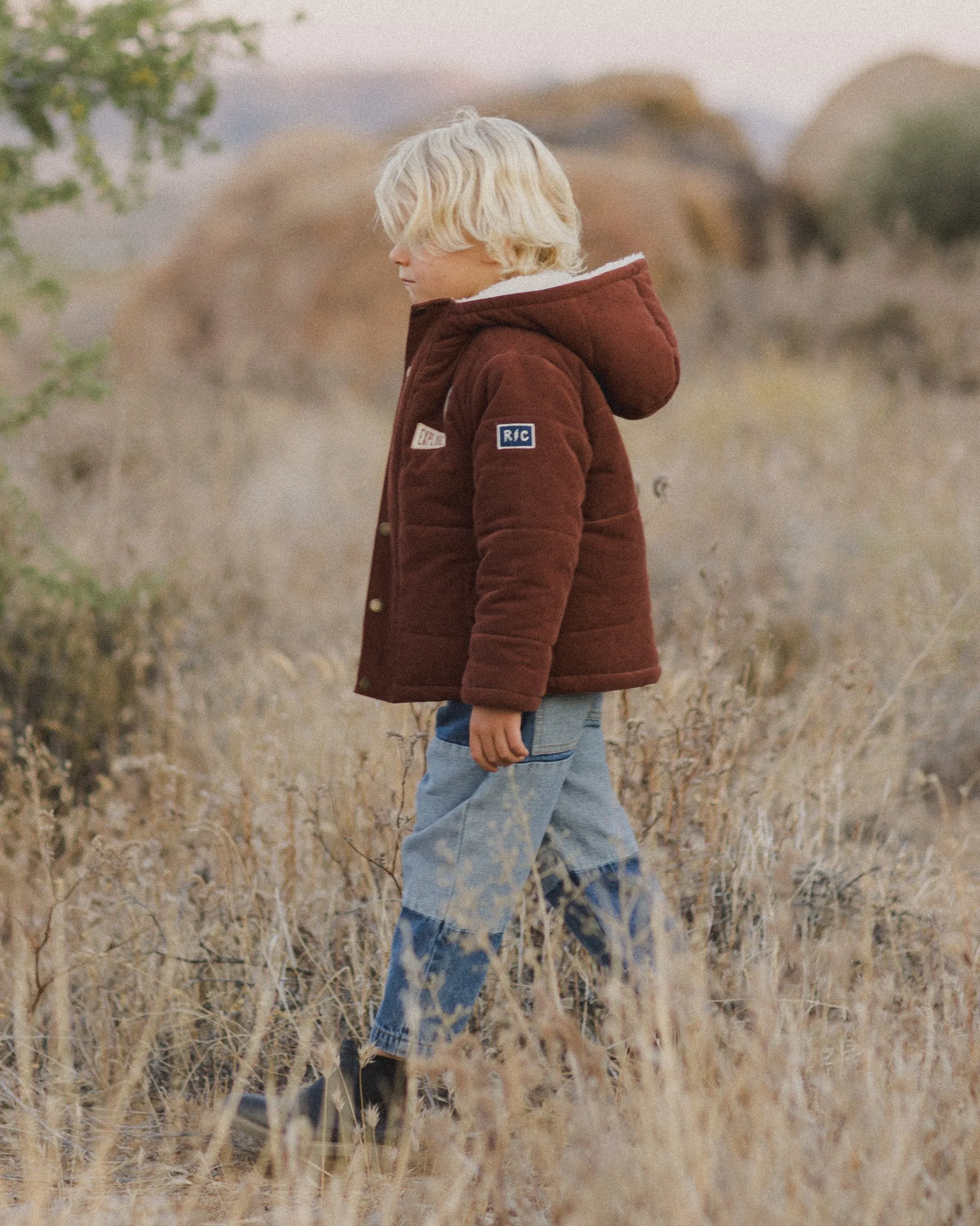 Rylee   Cru Veste matelassée pour bébé et enfant | Brique