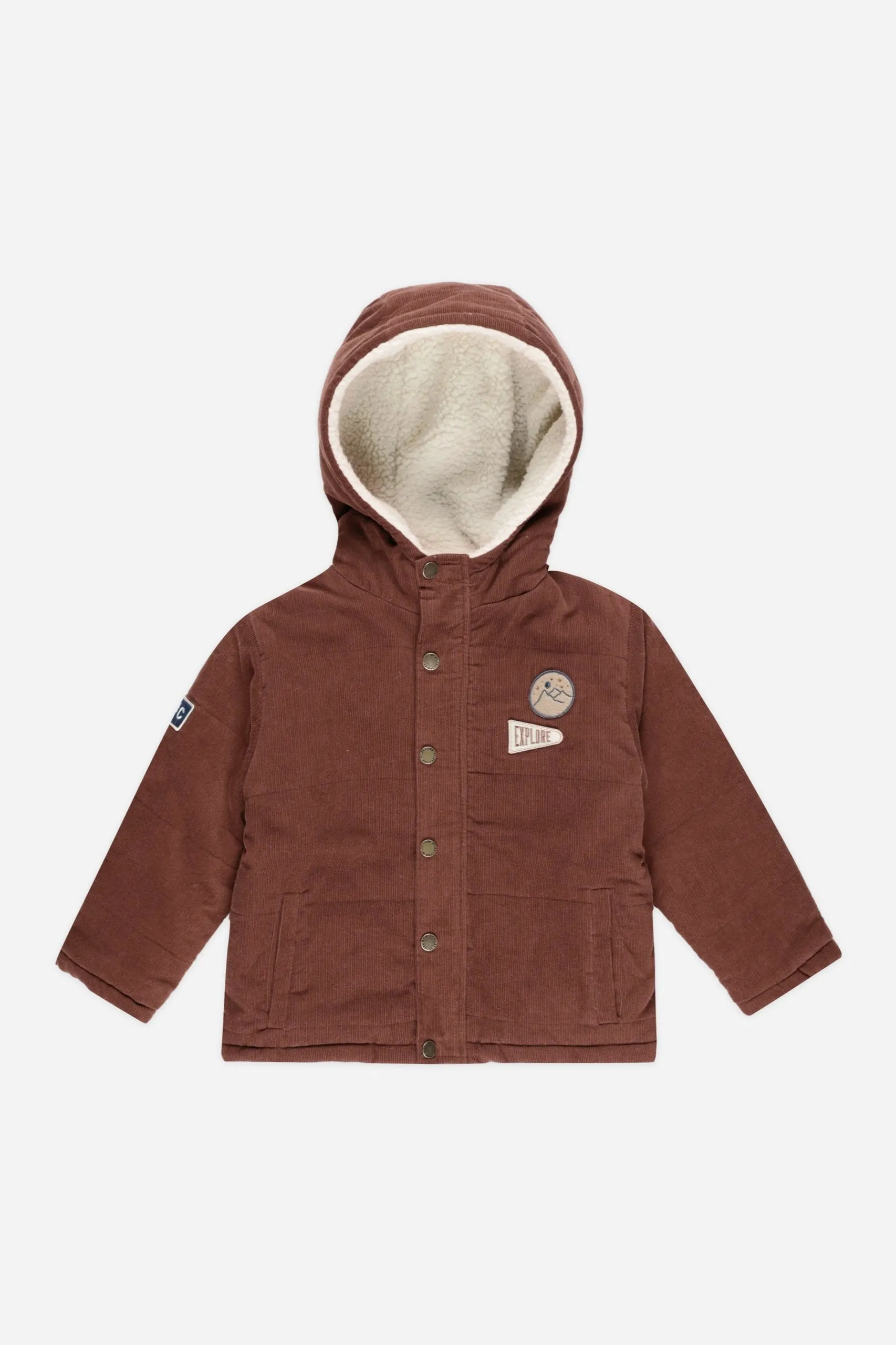 Rylee   Cru Veste matelassée pour bébé et enfant | Brique