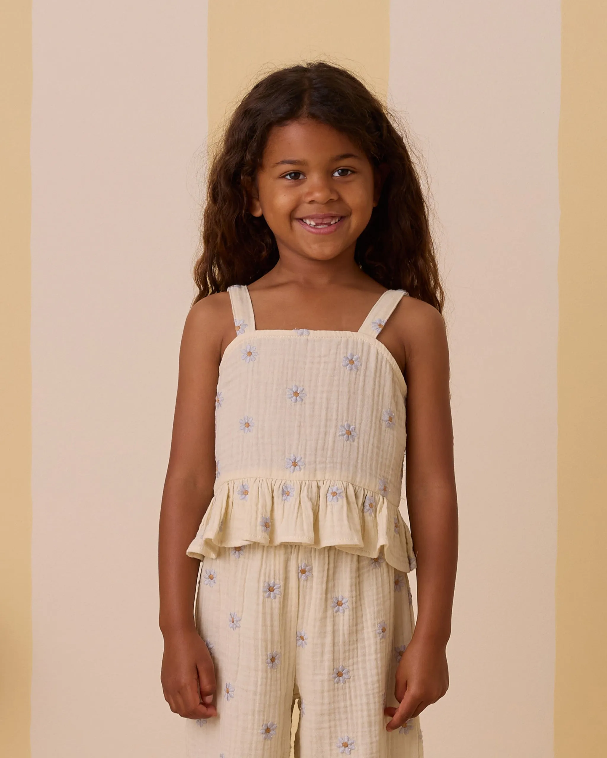 Rylee   Cru Ensemble Bébé Enfant Kayli | Pâquerettes Bleues