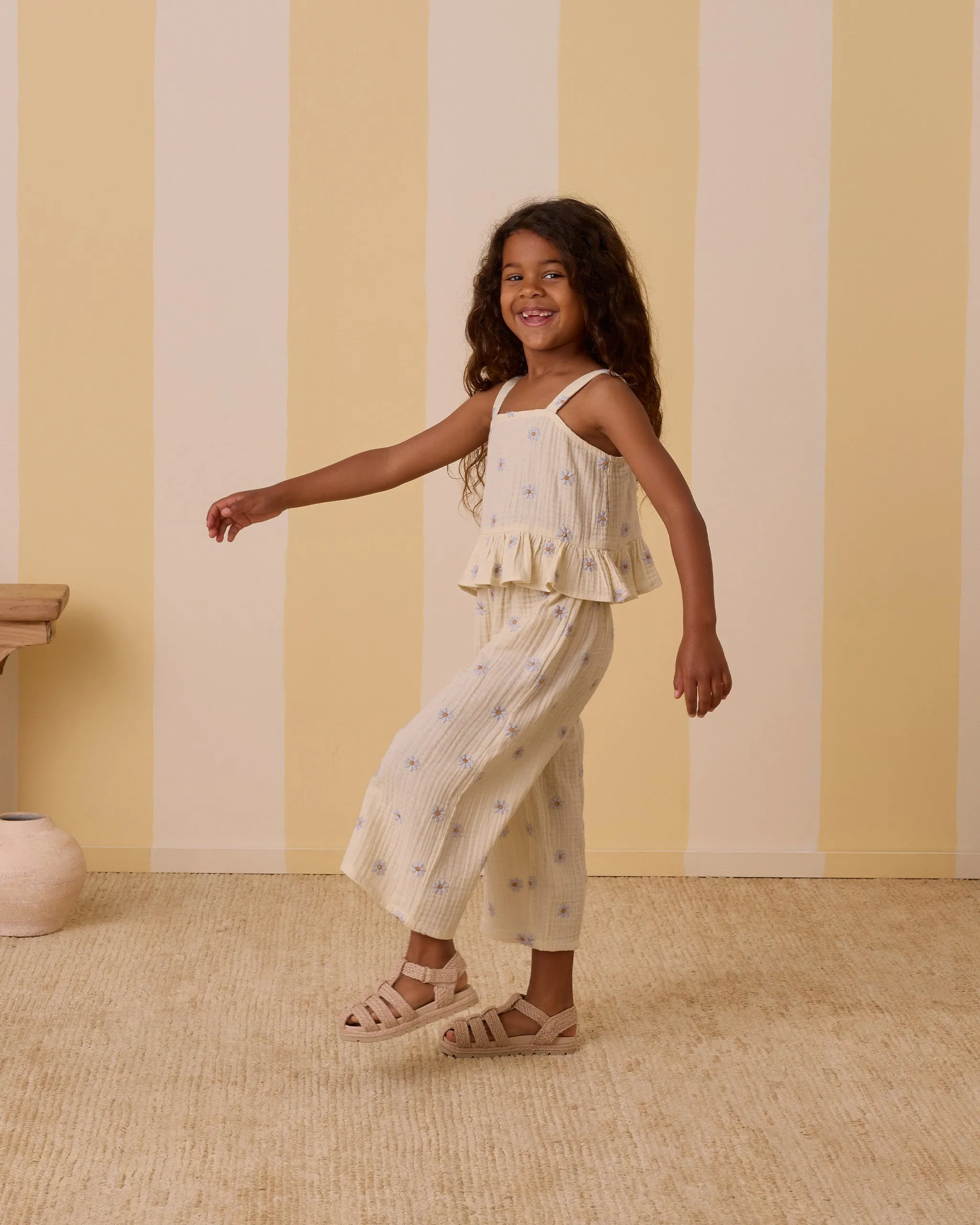Rylee   Cru Ensemble Bébé Enfant Kayli | Pâquerettes Bleues