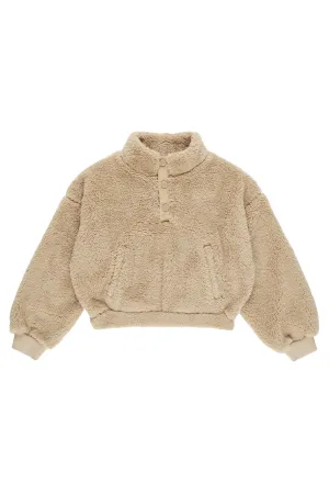 Rylee   Cru Pull-over à quart de zip pour bébés et enfants | Or