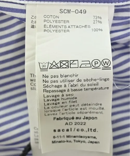 Chemises décontractées Sacai