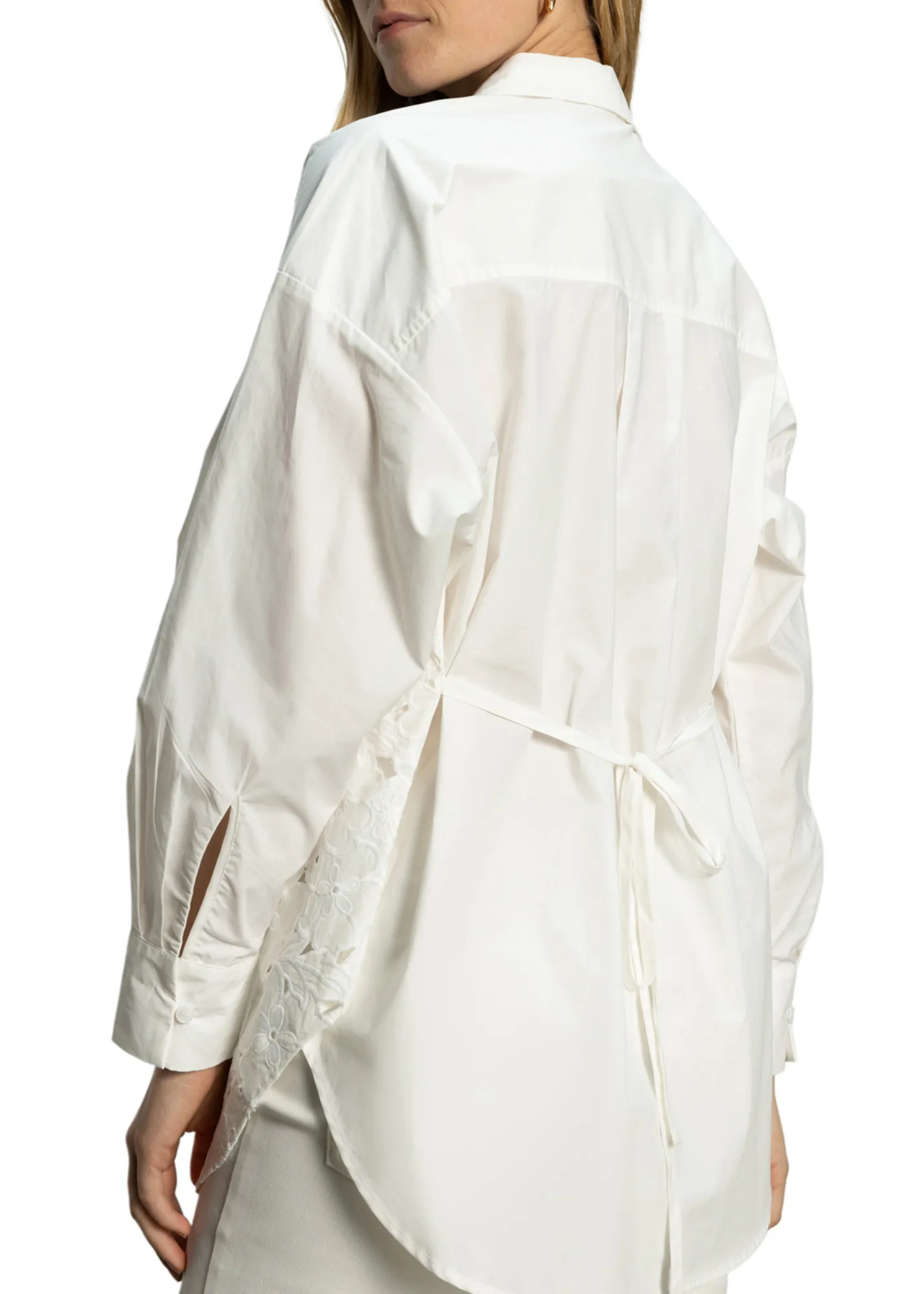 Sanctuary Clothing Chemise Boyfriend à Lacets et Dos Noué