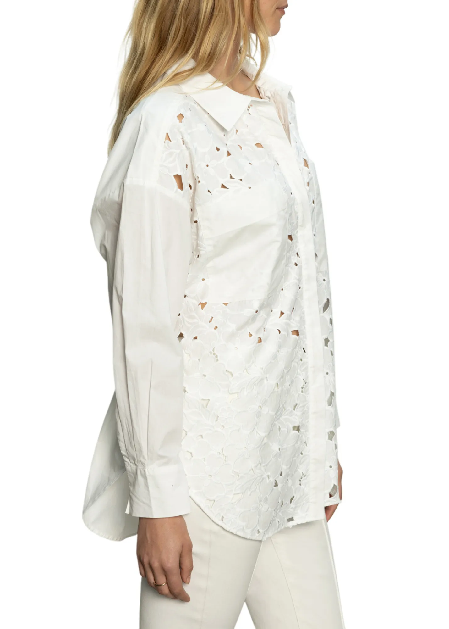 Sanctuary Clothing Chemise Boyfriend à Lacets et Dos Noué