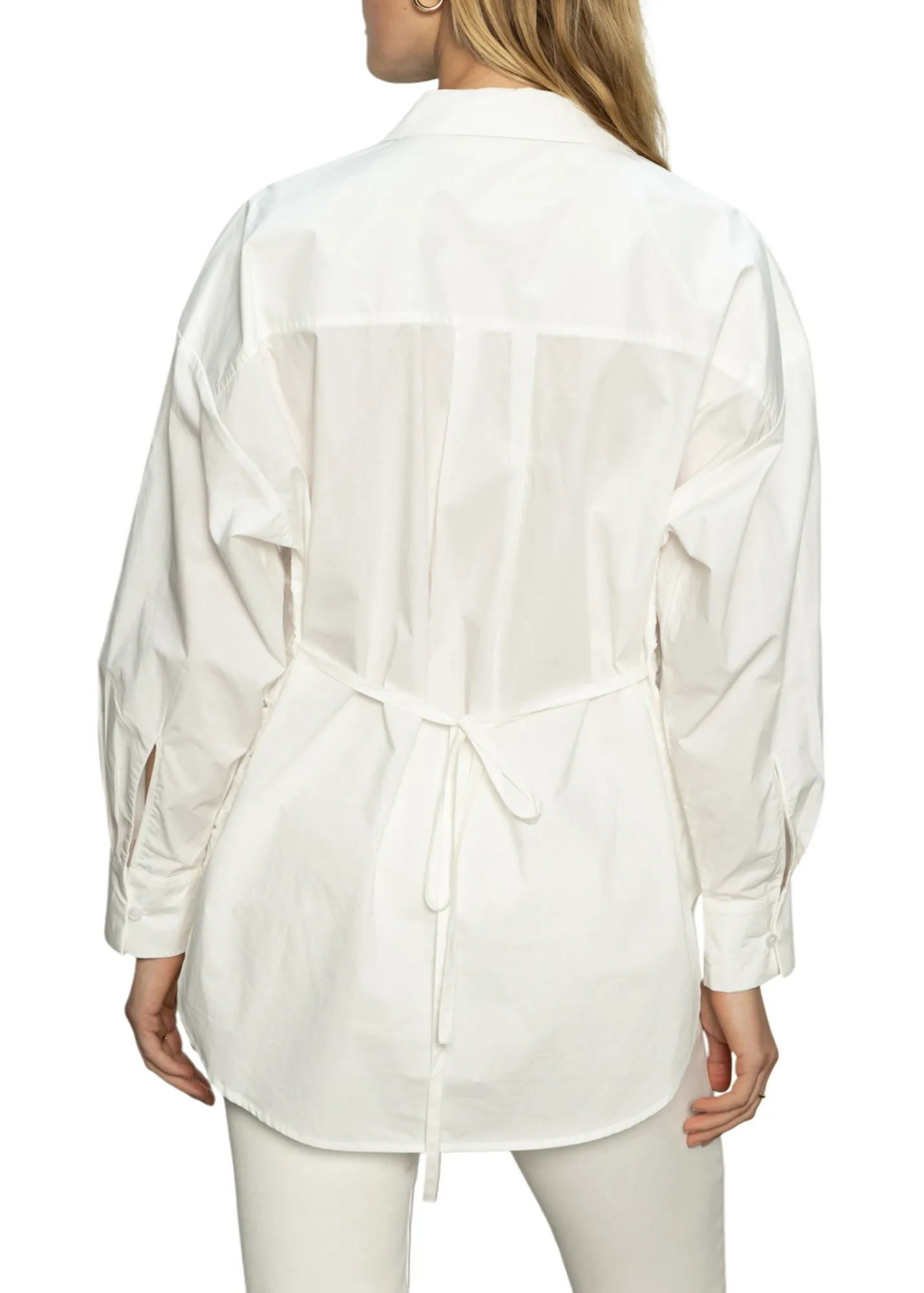 Sanctuary Clothing Chemise Boyfriend à Lacets et Dos Noué