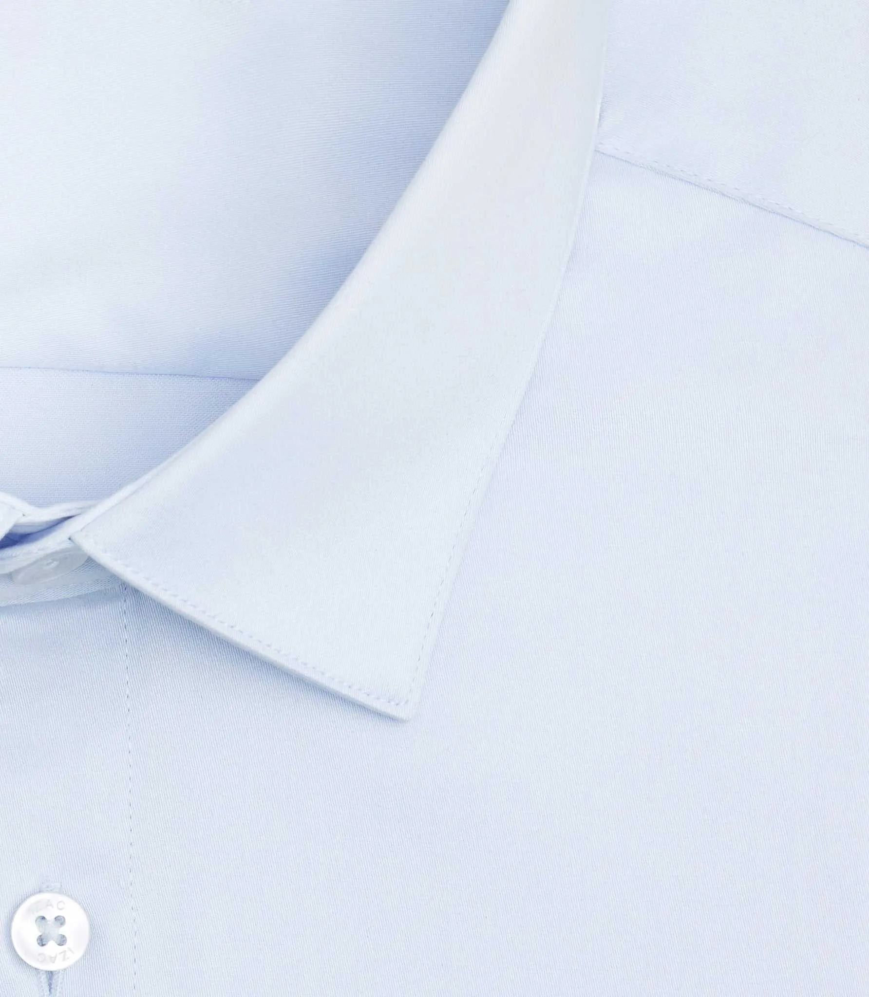 Sastretchbasic chemise régulière en coton bleu clair