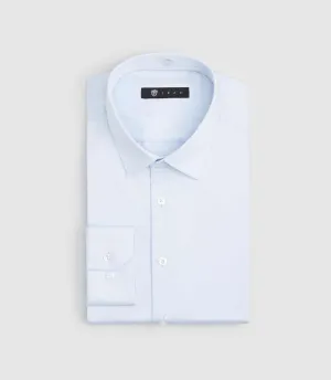 Sastretchbasic chemise régulière en coton bleu clair