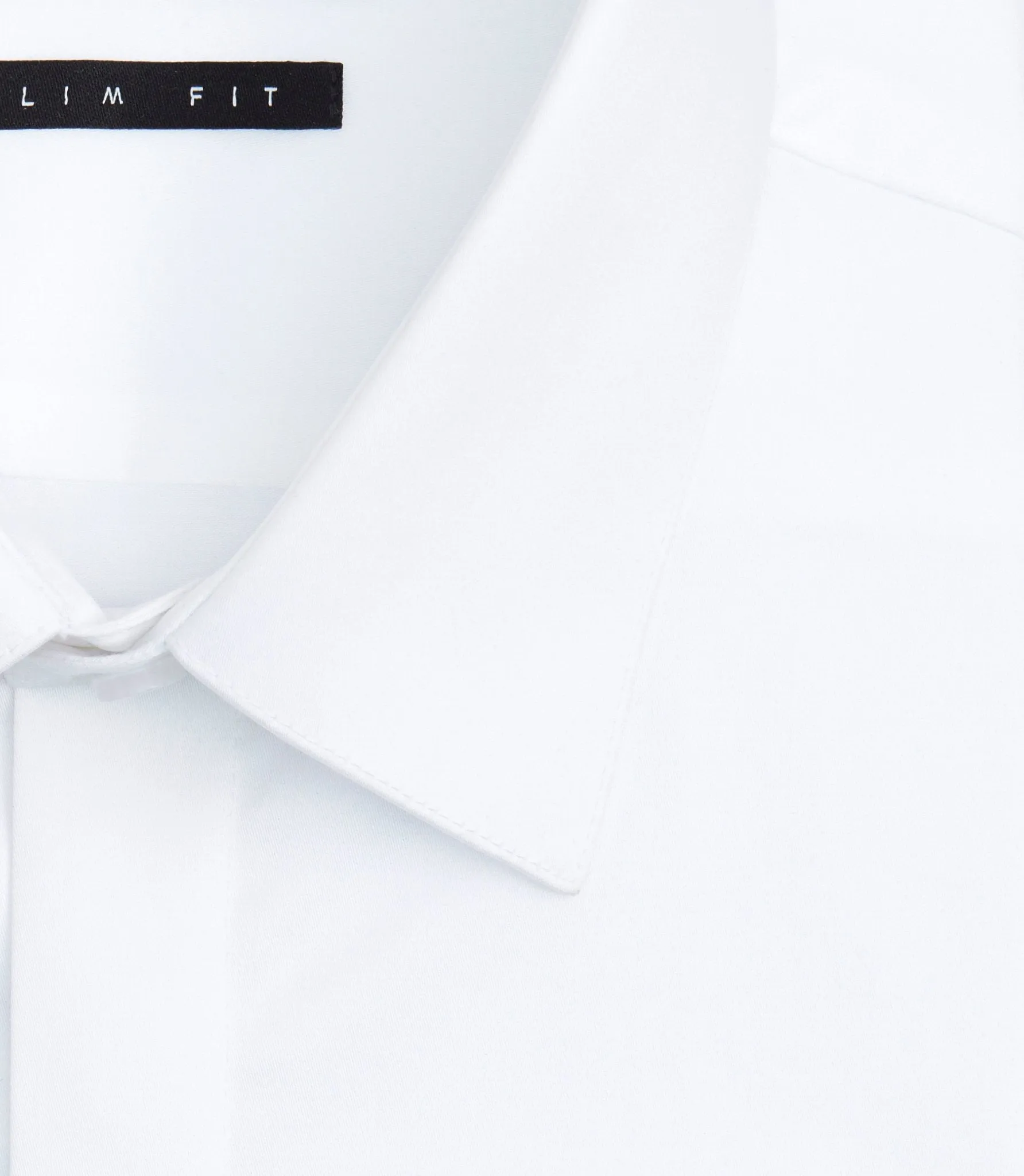Chemise en satin blanc 