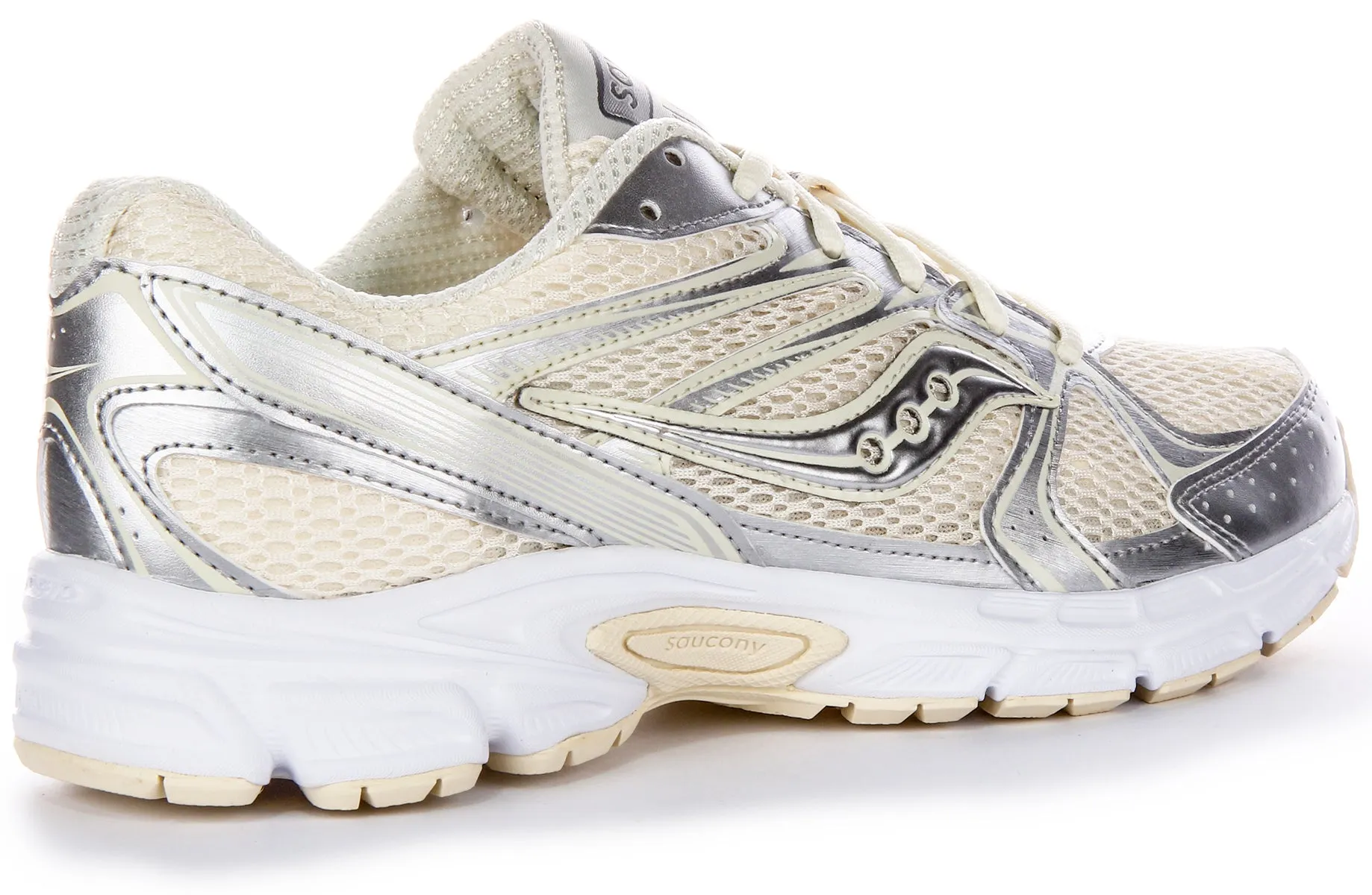 Saucony Ride Millennium En Crème Pour Femmes Chaussures Saucony