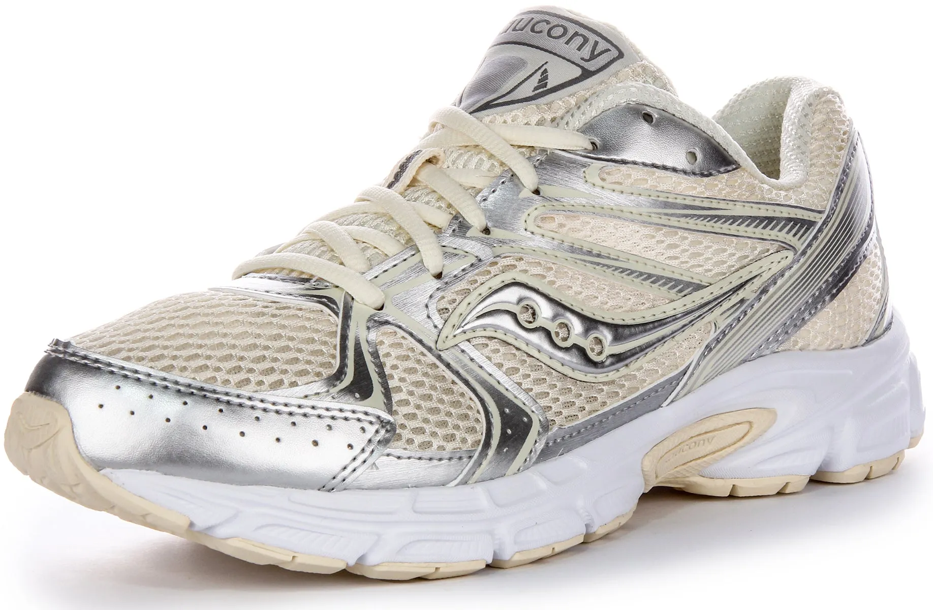 Saucony Ride Millennium En Crème Pour Femmes Chaussures Saucony