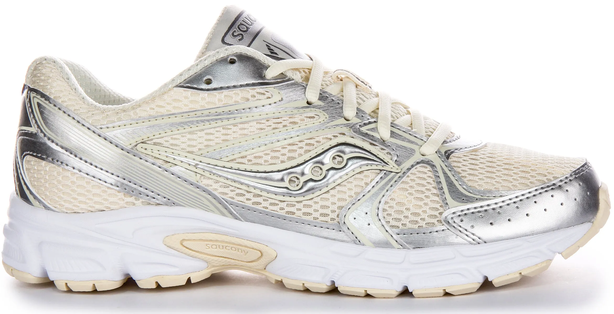 Saucony Ride Millennium En Crème Pour Femmes Chaussures Saucony
