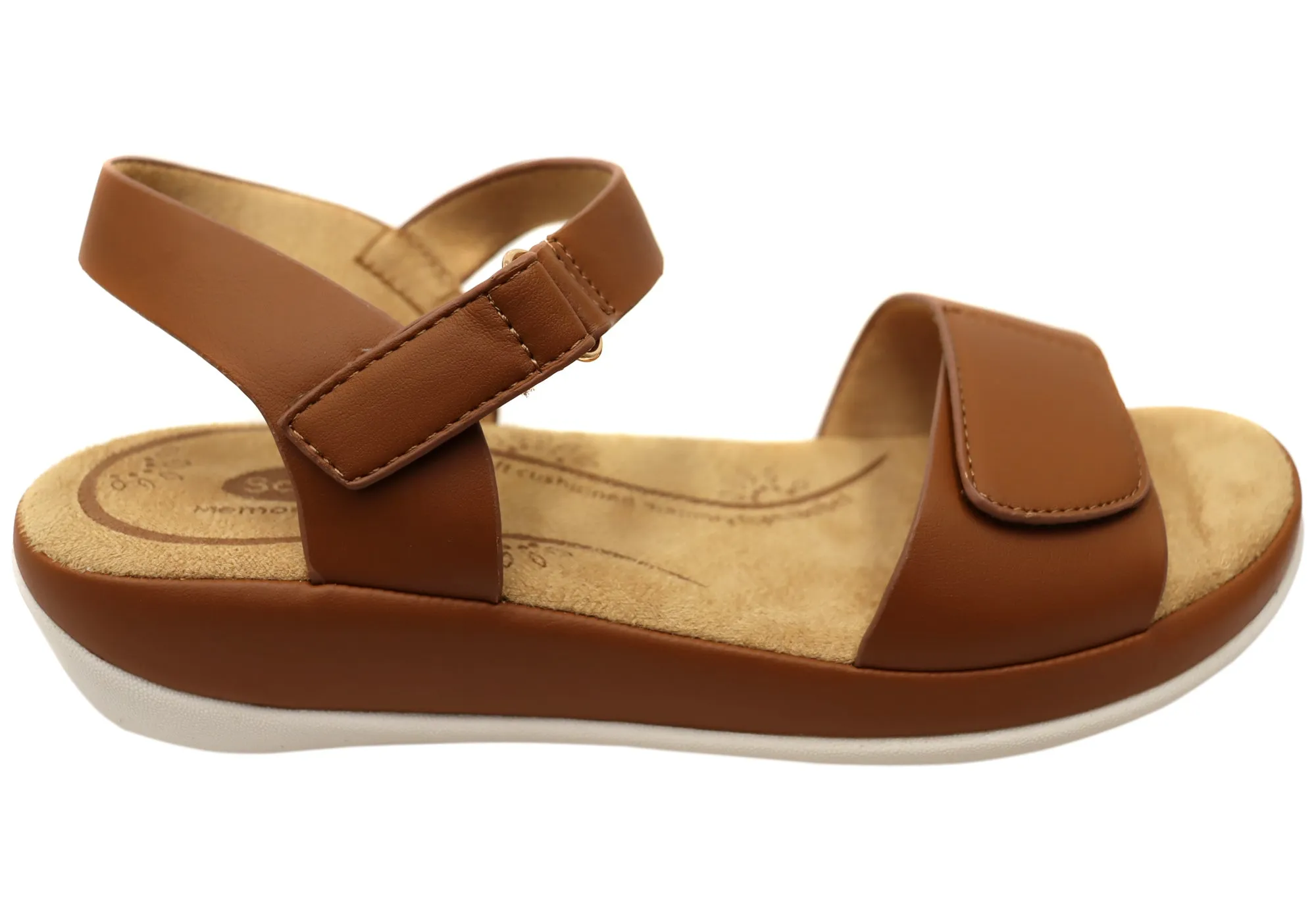 Sandales confortables à mémoire de forme pour femmes Scholl Orthaheel Carly - Chaussures Scholl Orthaheel