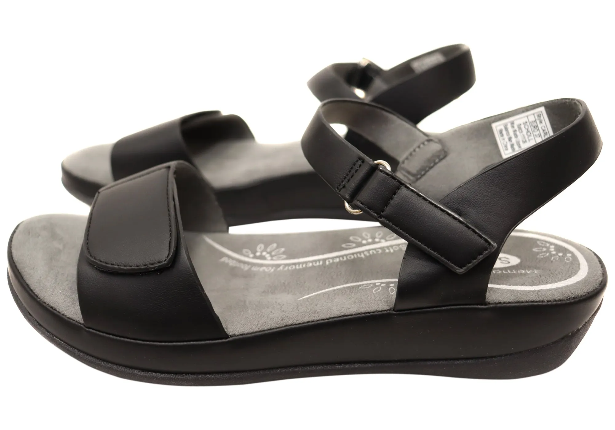 Sandales confortables à mémoire de forme pour femmes Scholl Orthaheel Carly - Chaussures Scholl Orthaheel