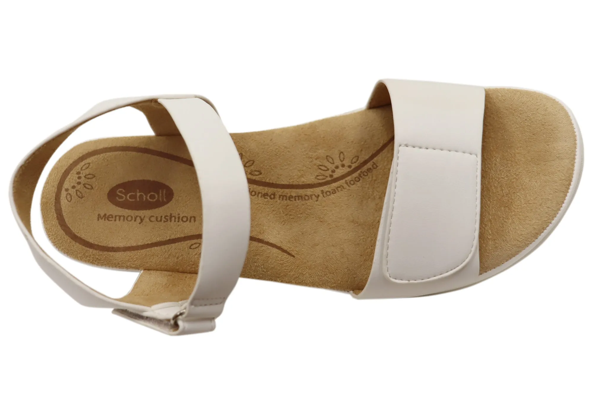 Sandales confortables à mémoire de forme pour femmes Scholl Orthaheel Carly - Chaussures Scholl Orthaheel