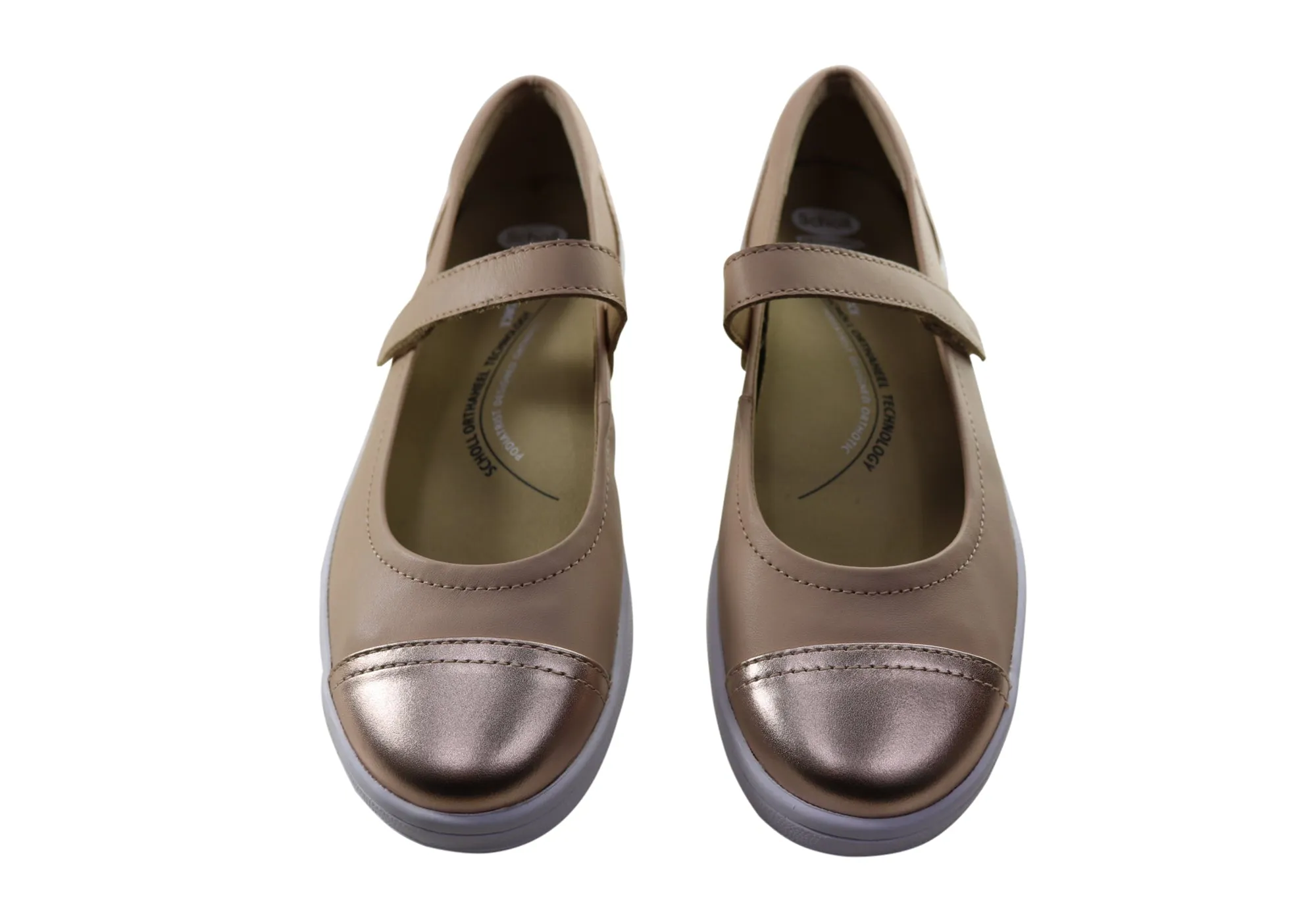 Chaussures Mary Jane en cuir pour femme avec soutien Orthaheel de Scholl - Chaussures Orthaheel Scholl