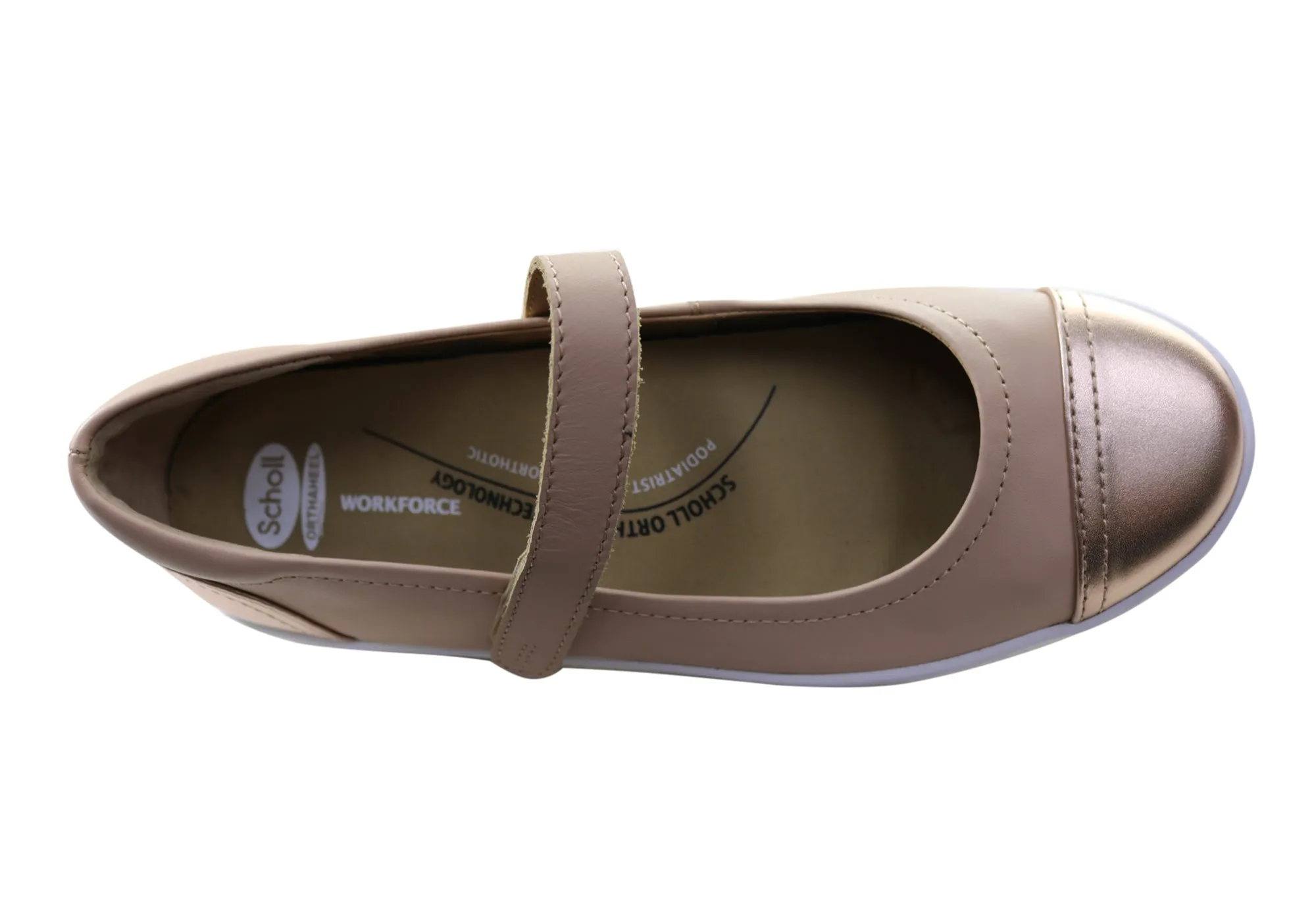 Chaussures Mary Jane en cuir pour femme avec soutien Orthaheel de Scholl - Chaussures Orthaheel Scholl