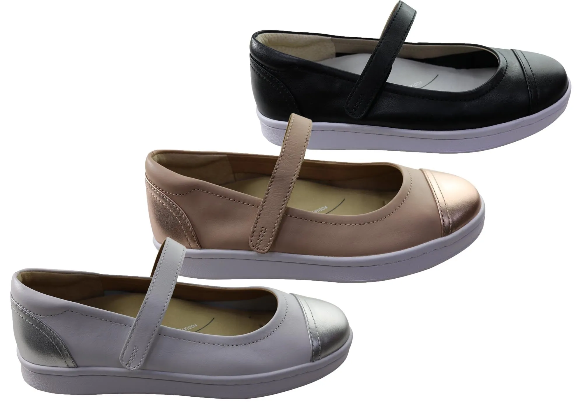 Chaussures Mary Jane en cuir pour femme avec soutien Orthaheel de Scholl - Chaussures Orthaheel Scholl