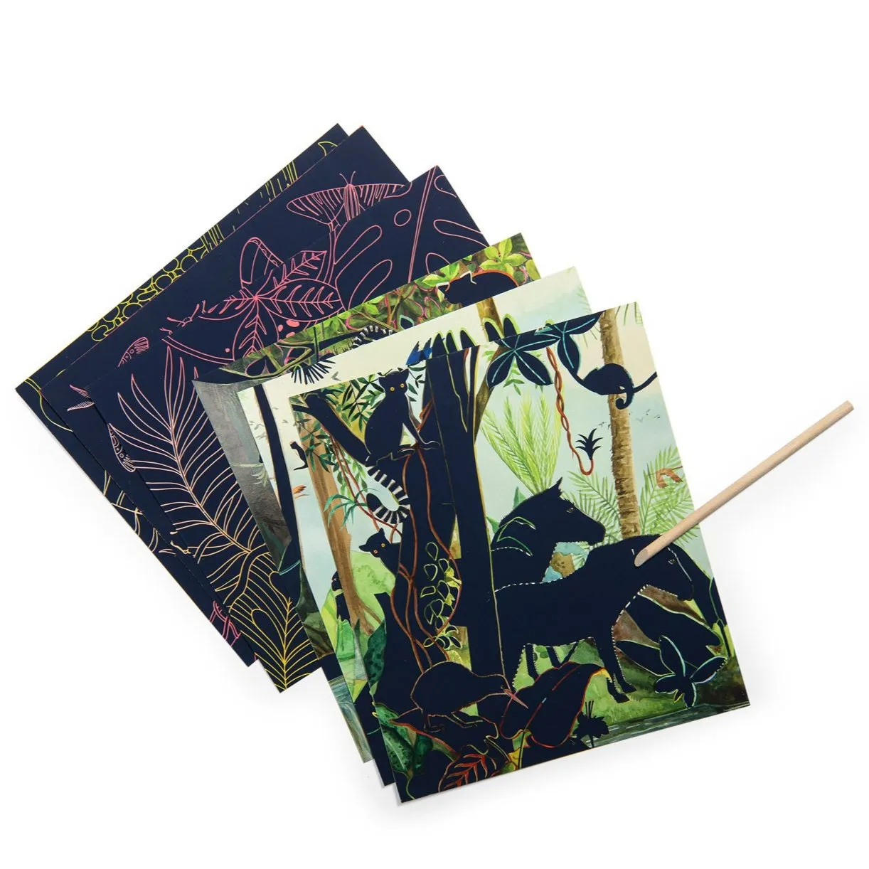 Cartes à gratter artistiques
