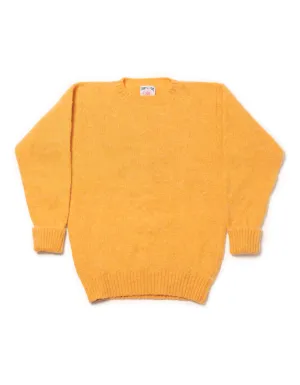 PULL SHAGGY DOG JAUNE VIF - COUPE CLASSIQUE