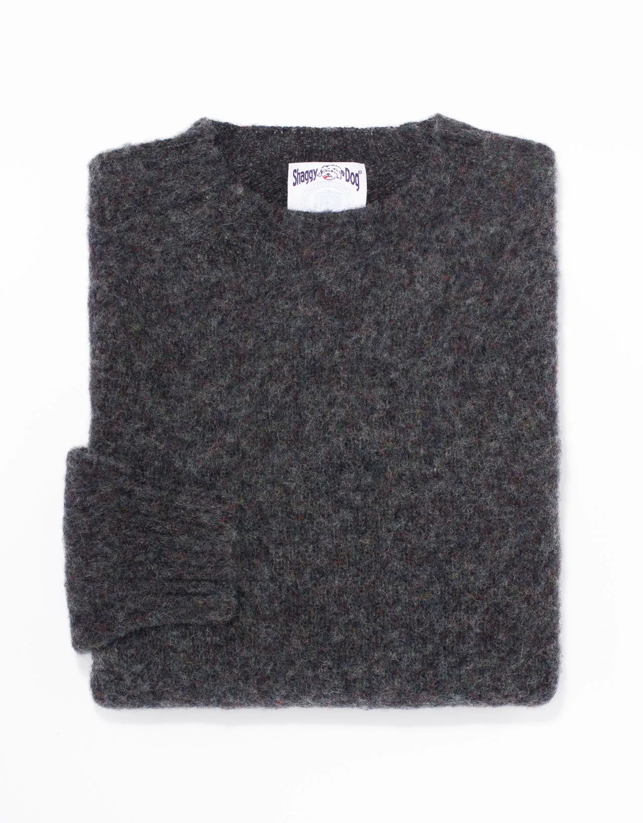 PULL SHAGGY DOG MÉLANGE CHARBON - COUPE AJUSTÉE