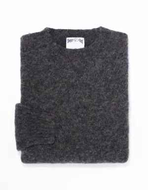 PULL SHAGGY DOG MÉLANGE CHARBON - COUPE AJUSTÉE