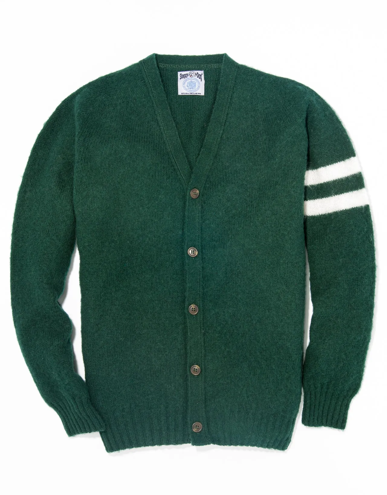 CARDIGAN DE L'UNIVERSITÉ SHAGGY DOG - VERT