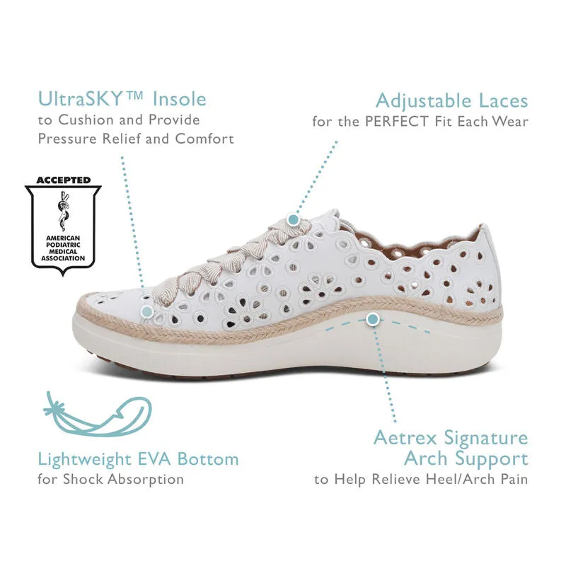 Chaussures Aetrex Femmes Charlotte à Découpes