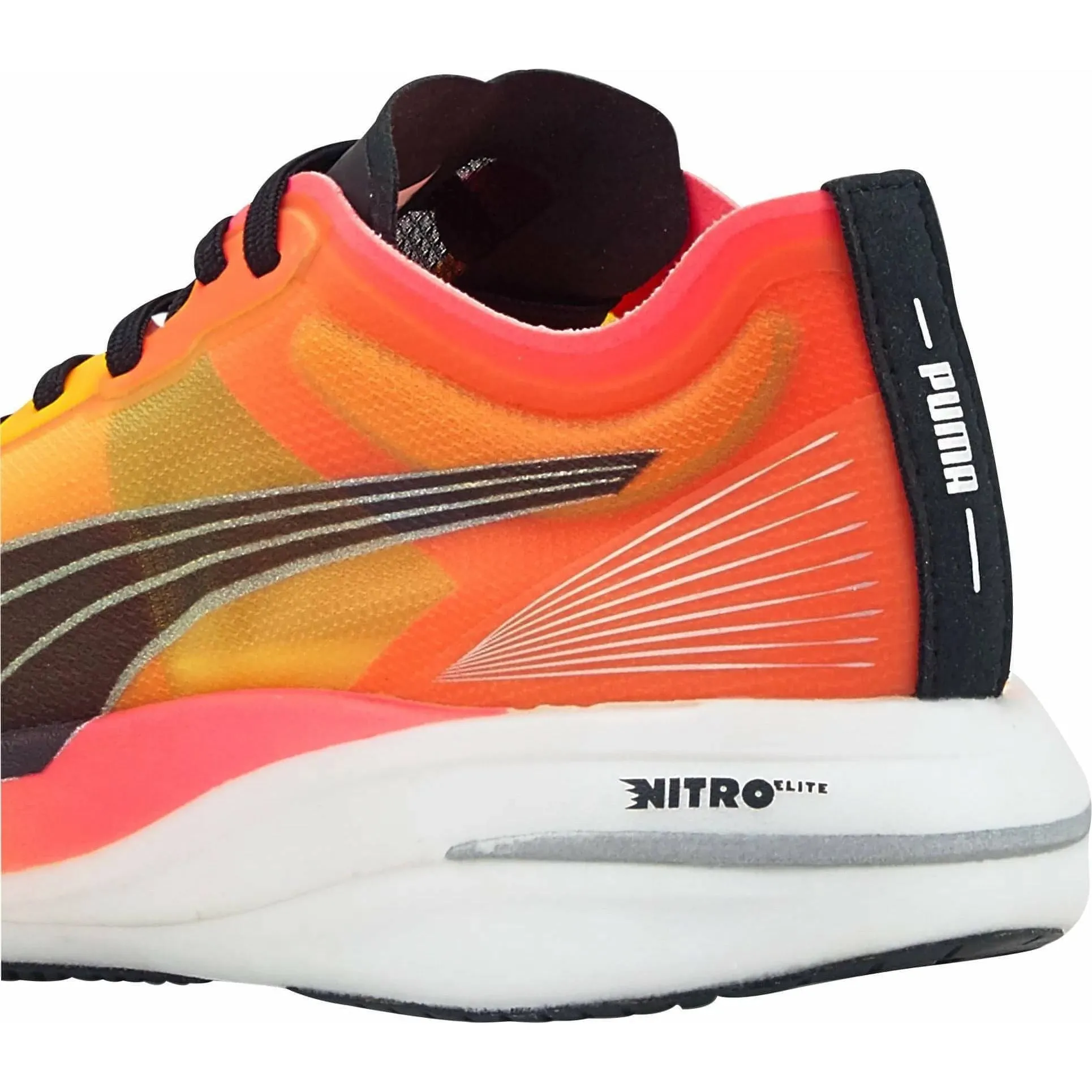 Chaussures de course Puma Deviate Nitro Elite pour femmes - Jaune