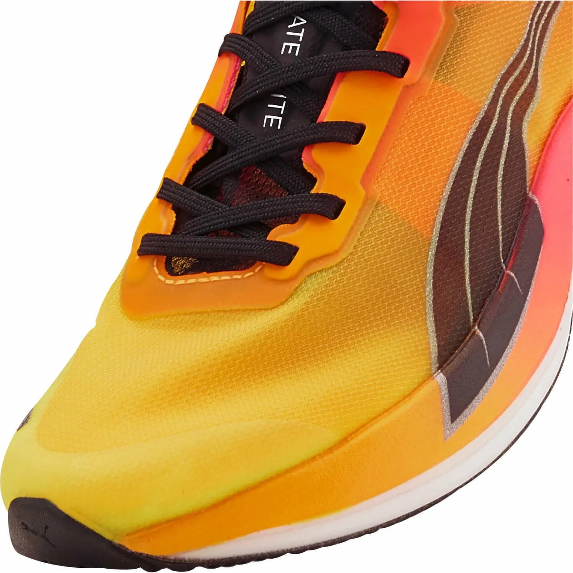 Chaussures de course Puma Deviate Nitro Elite pour femmes - Jaune
