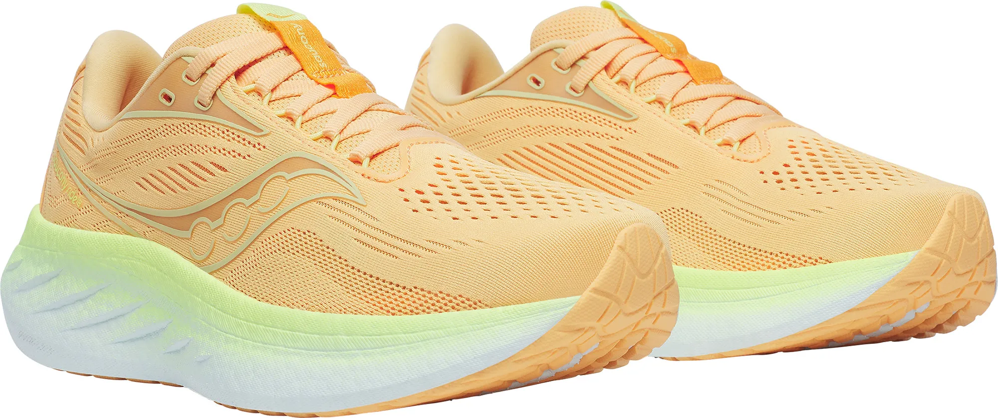 Chaussures de course Saucony Ride 18 pour femmes - Orange