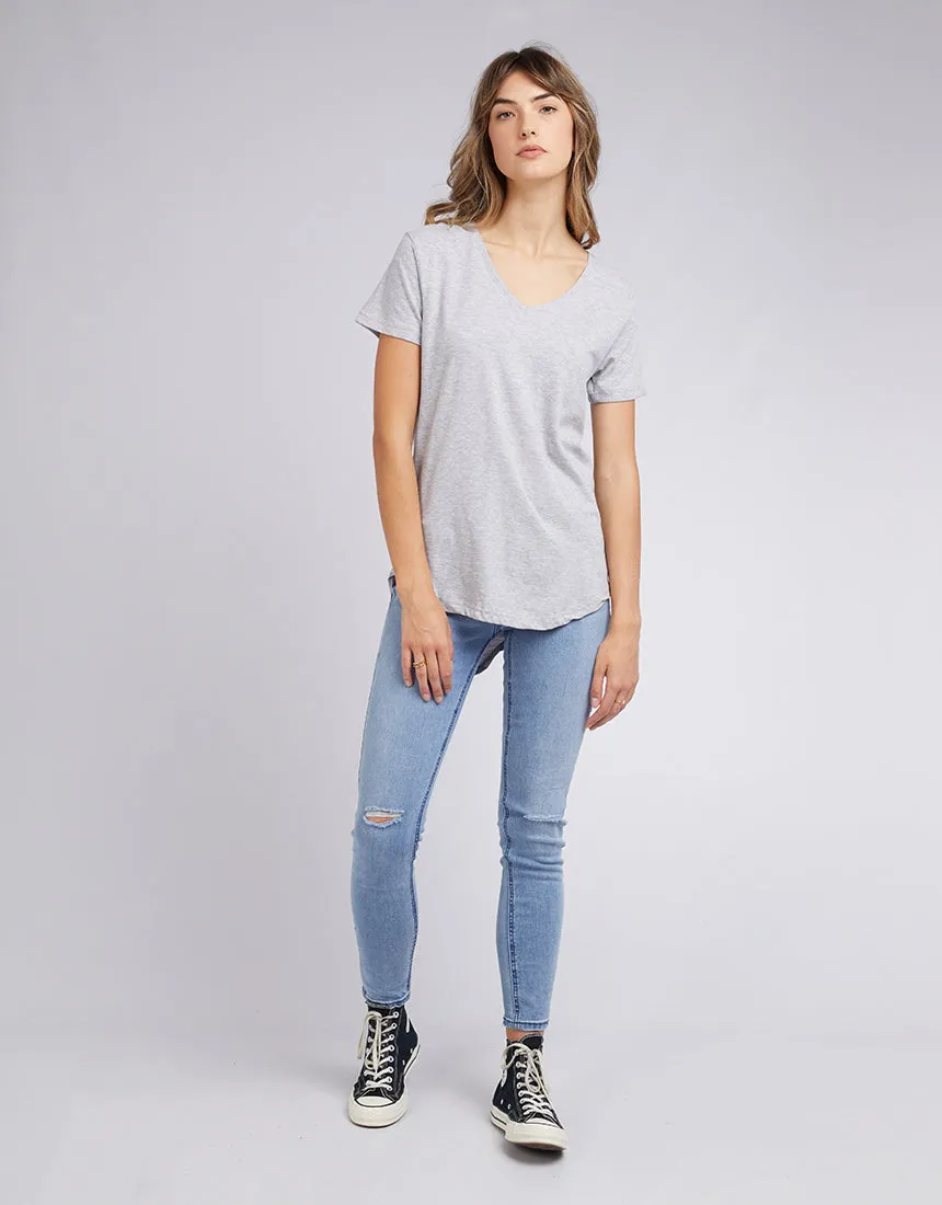 Silent Theory T-shirt Merveilleux Gris Chiné