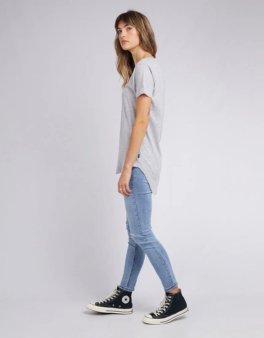 Silent Theory T-shirt Merveilleux Gris Chiné