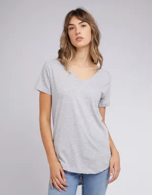 Silent Theory T-shirt Merveilleux Gris Chiné