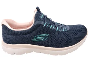 Skechers Femmes Summits Fun Flair Chaussures à Enfiler Confortables Skechers