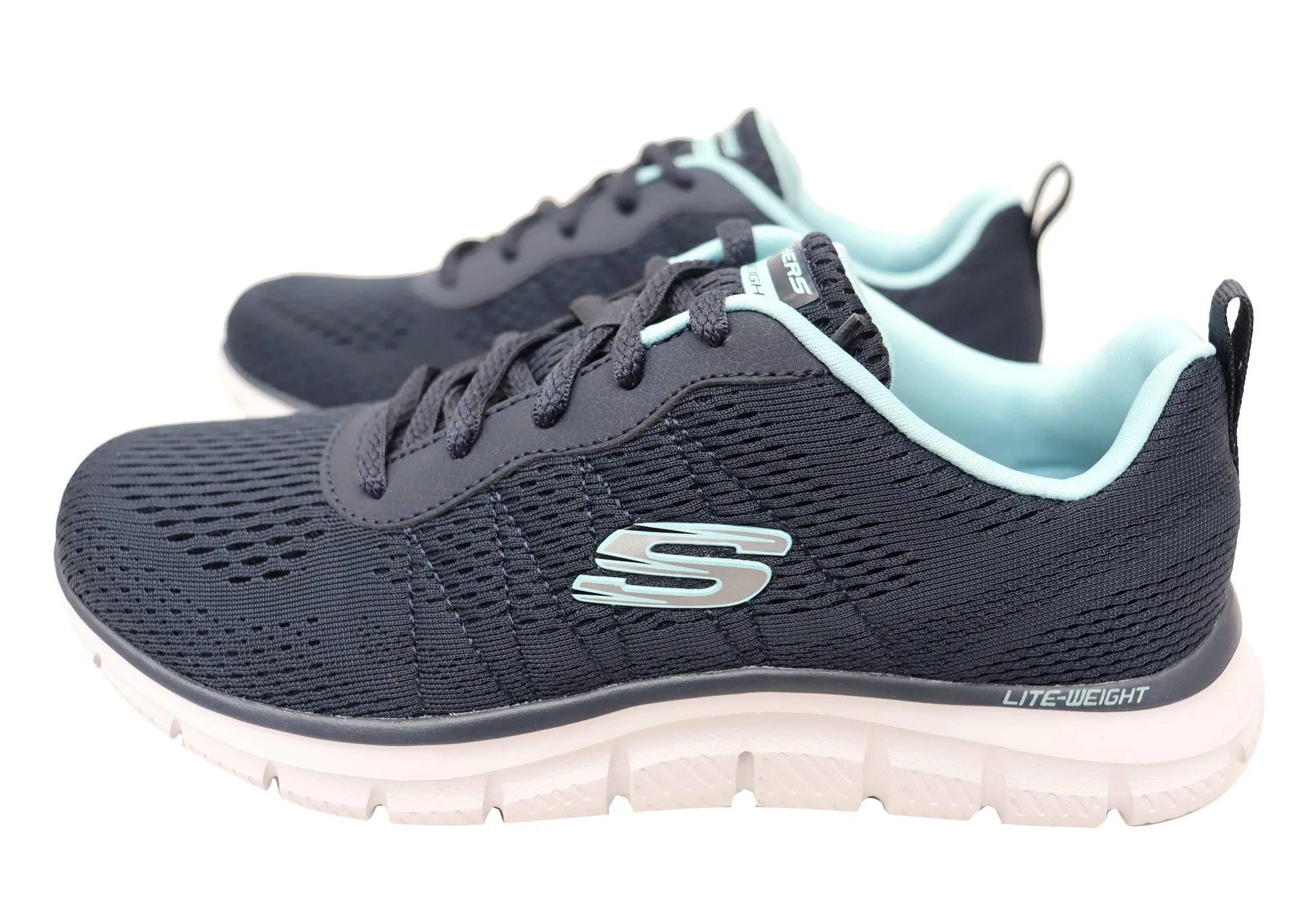 Skechers Femmes Piste Nouveau Basique Confortable Chaussures à Mousse Mémoire Skechers
