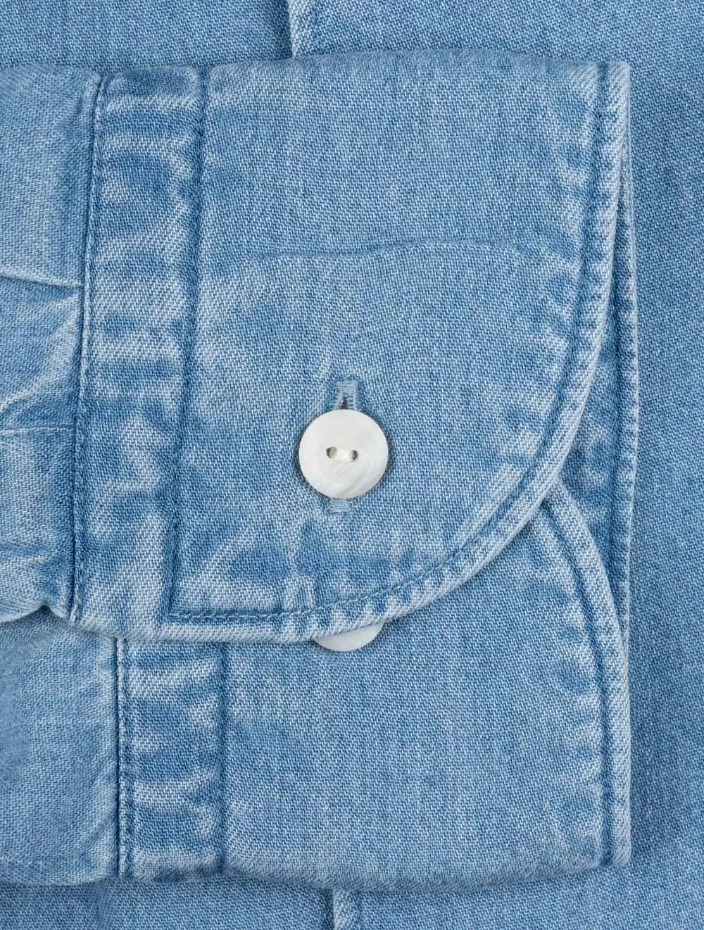 Chemise en jean Tencel ajusté